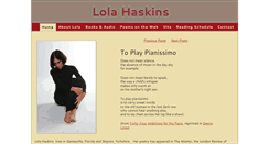 Desktop Screenshot of lolahaskins.com