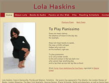 Tablet Screenshot of lolahaskins.com